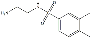 N-(2-aminoethyl)-3,4-dimethylbenzene-1-sulfonamide Struktur