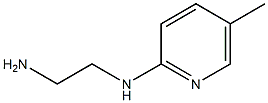 N-(2-aminoethyl)-N-(5-methylpyridin-2-yl)amine,,结构式