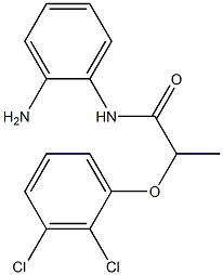 N-(2-aminophenyl)-2-(2,3-dichlorophenoxy)propanamide Structure