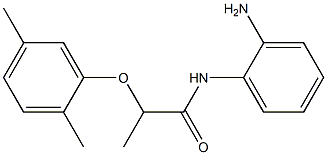 N-(2-aminophenyl)-2-(2,5-dimethylphenoxy)propanamide Struktur