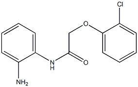 N-(2-aminophenyl)-2-(2-chlorophenoxy)acetamide 结构式