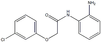 N-(2-aminophenyl)-2-(3-chlorophenoxy)acetamide 结构式