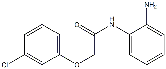 N-(2-aminophenyl)-2-(3-chlorophenoxy)acetamide Struktur