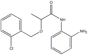 N-(2-aminophenyl)-2-[(2-chlorophenyl)methoxy]propanamide