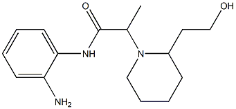 N-(2-aminophenyl)-2-[2-(2-hydroxyethyl)piperidin-1-yl]propanamide