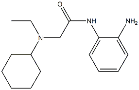 N-(2-aminophenyl)-2-[cyclohexyl(ethyl)amino]acetamide Struktur
