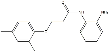 N-(2-aminophenyl)-3-(2,4-dimethylphenoxy)propanamide Structure