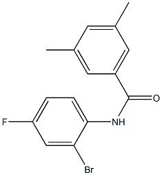 N-(2-bromo-4-fluorophenyl)-3,5-dimethylbenzamide|