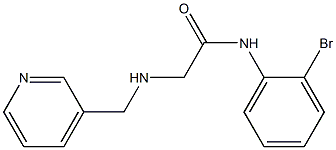 N-(2-bromophenyl)-2-[(pyridin-3-ylmethyl)amino]acetamide Structure