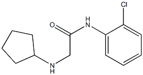 N-(2-chlorophenyl)-2-(cyclopentylamino)acetamide Structure