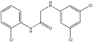 N-(2-chlorophenyl)-2-[(3,5-dichlorophenyl)amino]acetamide Structure