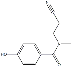 N-(2-cyanoethyl)-4-hydroxy-N-methylbenzamide,,结构式