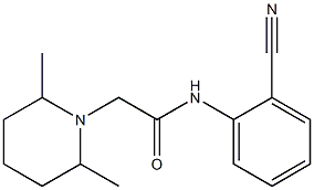  N-(2-cyanophenyl)-2-(2,6-dimethylpiperidin-1-yl)acetamide