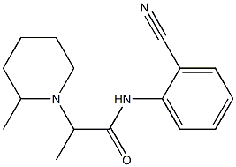 N-(2-cyanophenyl)-2-(2-methylpiperidin-1-yl)propanamide|