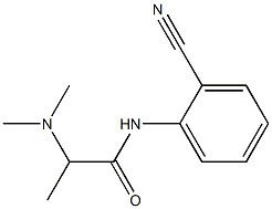 N-(2-cyanophenyl)-2-(dimethylamino)propanamide Structure