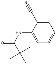 N-(2-cyanophenyl)-2,2-dimethylpropanamide 化学構造式