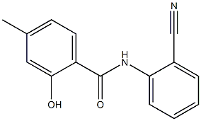 N-(2-cyanophenyl)-2-hydroxy-4-methylbenzamide Structure