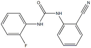 N-(2-cyanophenyl)-N'-(2-fluorophenyl)urea Structure