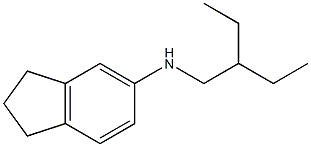 N-(2-ethylbutyl)-2,3-dihydro-1H-inden-5-amine Structure