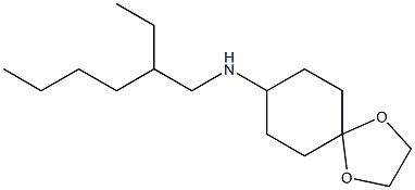 N-(2-ethylhexyl)-1,4-dioxaspiro[4.5]decan-8-amine Structure