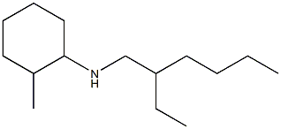 N-(2-ethylhexyl)-2-methylcyclohexan-1-amine,,结构式