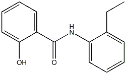 N-(2-ethylphenyl)-2-hydroxybenzamide Struktur