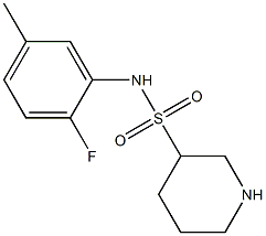 N-(2-fluoro-5-methylphenyl)piperidine-3-sulfonamide|