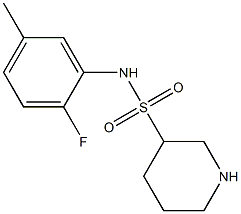  N-(2-fluoro-5-methylphenyl)piperidine-3-sulfonamide