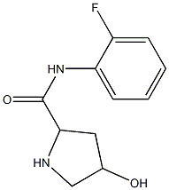 N-(2-fluorophenyl)-4-hydroxypyrrolidine-2-carboxamide Structure