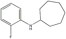 N-(2-fluorophenyl)cycloheptanamine Structure