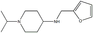 N-(2-furylmethyl)-1-isopropylpiperidin-4-amine 结构式