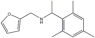 N-(2-furylmethyl)-N-(1-mesitylethyl)amine,,结构式