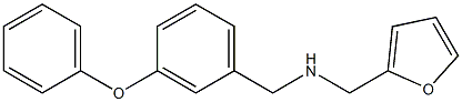 N-(2-furylmethyl)-N-(3-phenoxybenzyl)amine Struktur