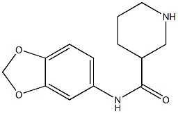 N-(2H-1,3-benzodioxol-5-yl)piperidine-3-carboxamide Struktur