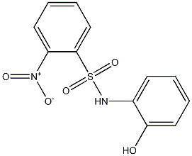 N-(2-hydroxyphenyl)-2-nitrobenzene-1-sulfonamide Structure