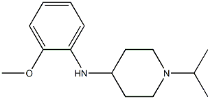 N-(2-methoxyphenyl)-1-(propan-2-yl)piperidin-4-amine,,结构式