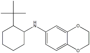 N-(2-tert-butylcyclohexyl)-2,3-dihydro-1,4-benzodioxin-6-amine Struktur