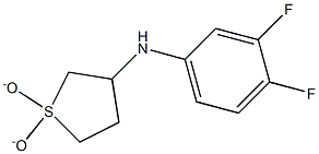 N-(3,4-difluorophenyl)-N-(1,1-dioxidotetrahydrothien-3-yl)amine Structure