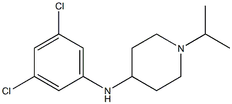 N-(3,5-dichlorophenyl)-1-(propan-2-yl)piperidin-4-amine 化学構造式