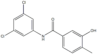 N-(3,5-dichlorophenyl)-3-hydroxy-4-methylbenzamide Structure