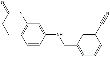 N-(3-{[(3-cyanophenyl)methyl]amino}phenyl)propanamide|