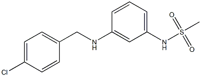 N-(3-{[(4-chlorophenyl)methyl]amino}phenyl)methanesulfonamide