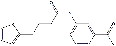 N-(3-acetylphenyl)-4-thien-2-ylbutanamide|