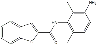 N-(3-amino-2,6-dimethylphenyl)-1-benzofuran-2-carboxamide 结构式