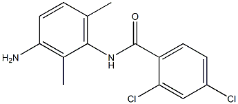 N-(3-amino-2,6-dimethylphenyl)-2,4-dichlorobenzamide,,结构式