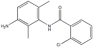 N-(3-amino-2,6-dimethylphenyl)-2-chlorobenzamide,,结构式