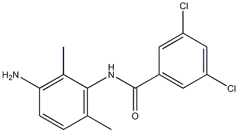 N-(3-amino-2,6-dimethylphenyl)-3,5-dichlorobenzamide,,结构式