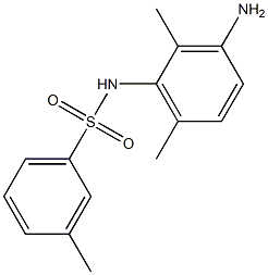 N-(3-amino-2,6-dimethylphenyl)-3-methylbenzenesulfonamide Structure
