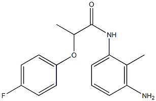 N-(3-amino-2-methylphenyl)-2-(4-fluorophenoxy)propanamide Structure