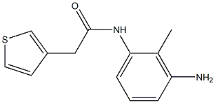 N-(3-amino-2-methylphenyl)-2-(thiophen-3-yl)acetamide Structure